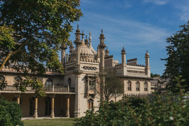 Le Royal Pavilion et ses dômes d'inspiration indienne