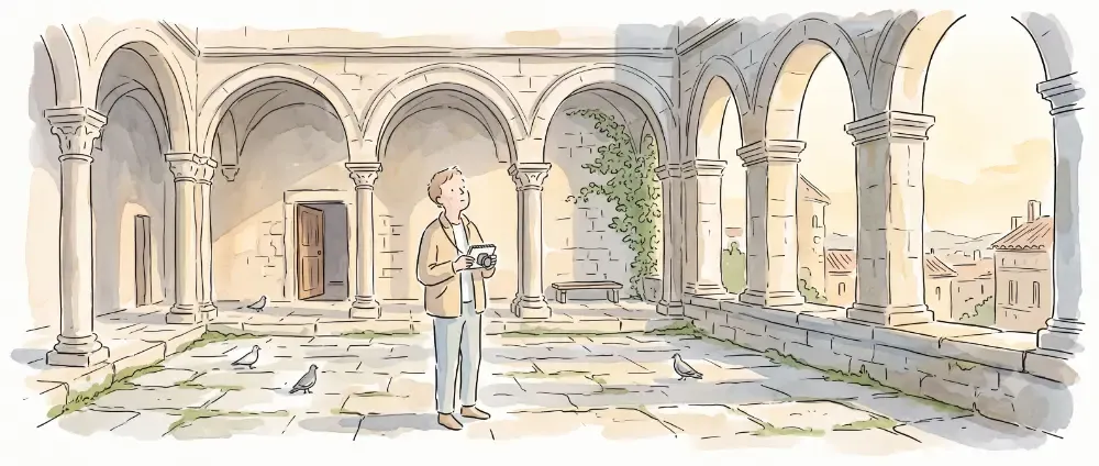 Visite d'une abbaye