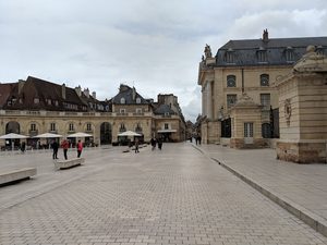 La place de la Libération et le Palais des Ducs à Dijon