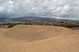 Les dunes de Maspalomas au coucher du soleil