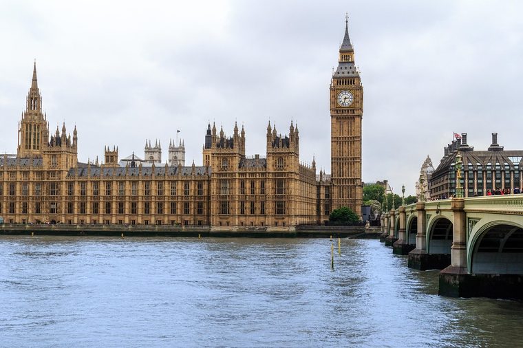 Le pont de Westminster avec Big Ben en arrière-plan