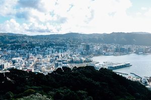 Vue panoramique sur la baie de Wellington depuis le mont Victoria